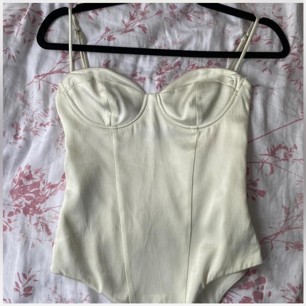 Zara White Bodysuit